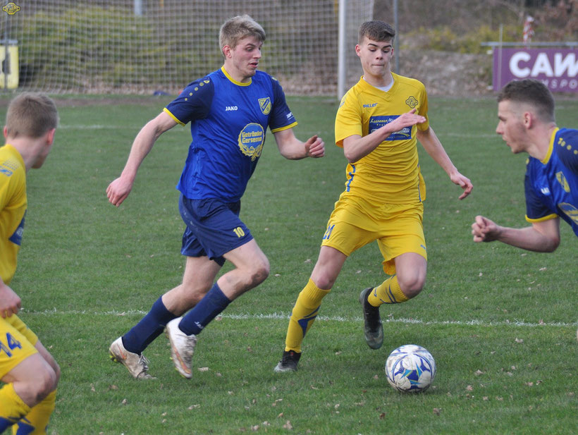 U19-Spieler Hennes Janssen kam zu seinem ersten Pflichtspieleinsatz für den VfL und erzielte dabei gleich ein Tor.