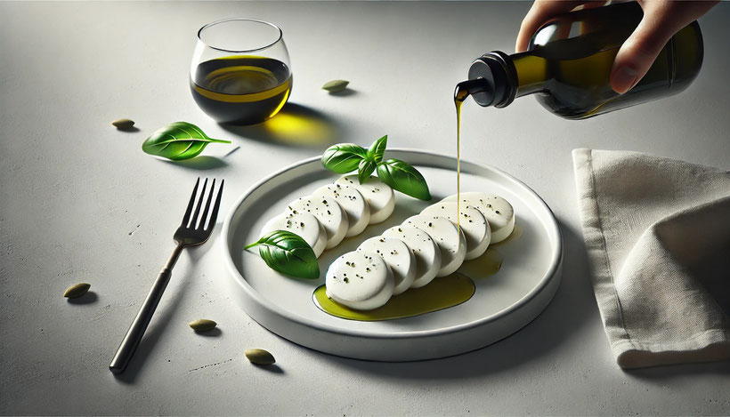 Intensiv nussiges Kürbiskernöl – ideal für Salate, Dips & mehr