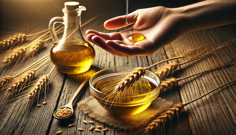 Weizenkeimöl kaltgepresst – reich an Vitamin E für Haut und Gesundheit