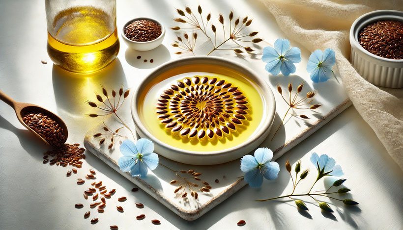 Kaltgepresstes Leinöl – reich an Omega-3 & ideal für die kalte Küche