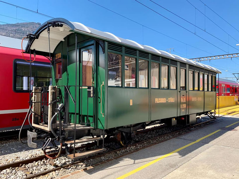 Der B 2138 neu lackiert und beschriftet
