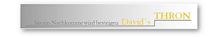   Jaschua - nicht Jesus - war ein königlicher Spross aus dem Hause David