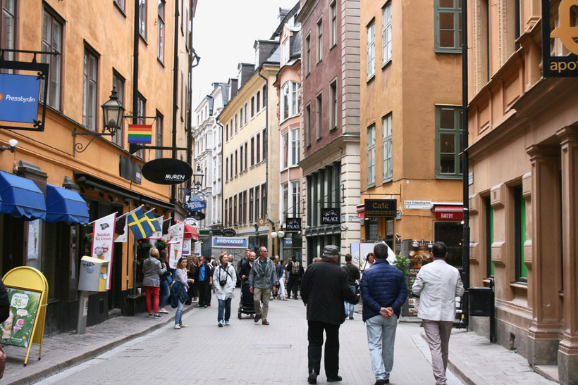 Stockholm Sweden ofpenguinsandelephants Gamla Stan streets