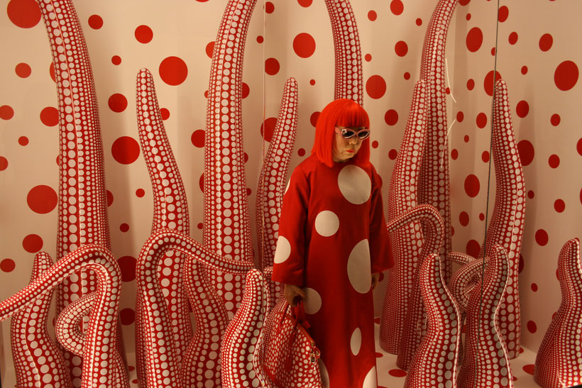 Stockholm Sweden ofpenguinsandelephants Skeppsholmen museum of modern art Yayoi Kusama
