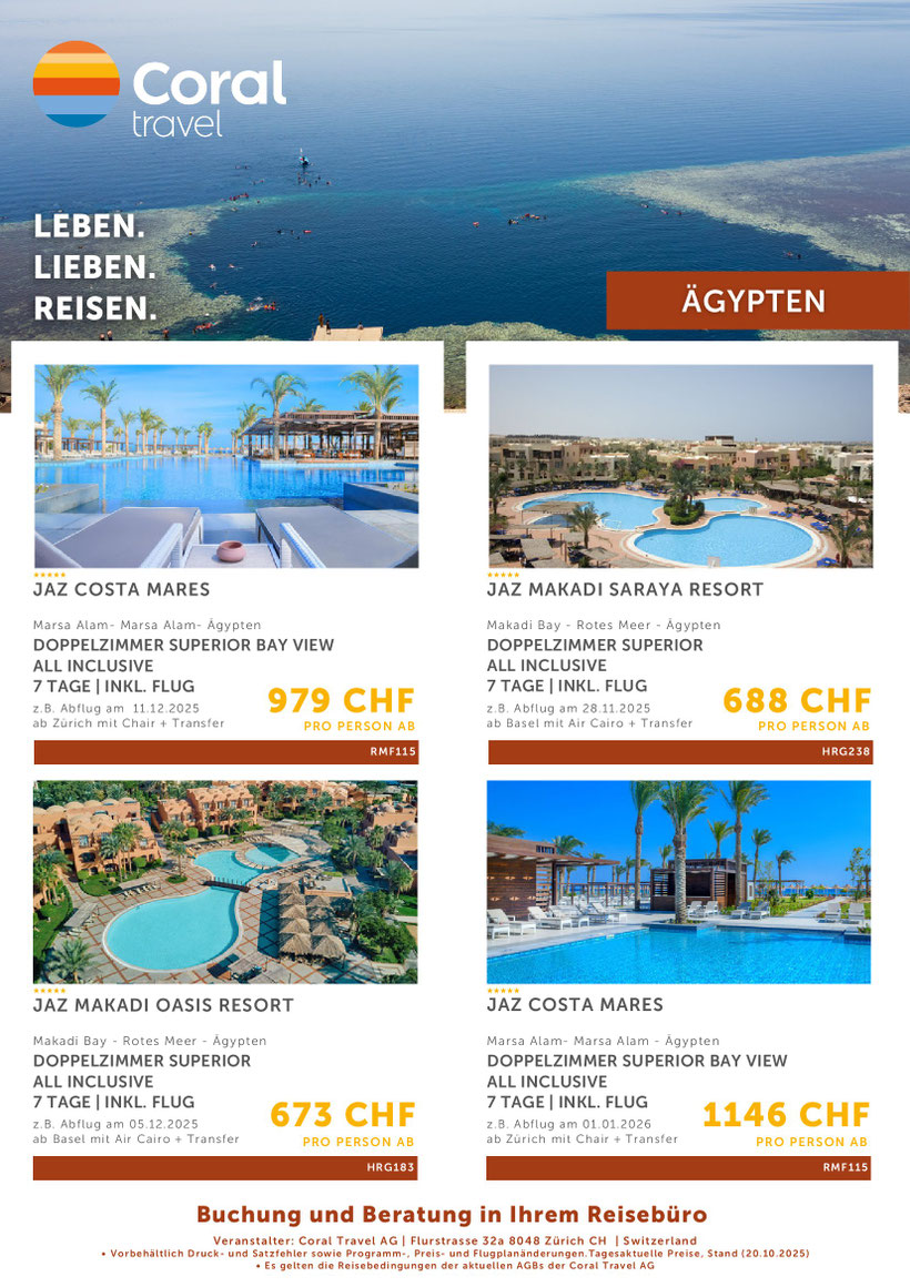 dem Winter entfliehen Entspannung am roten Meer in den schönsten Hotels 