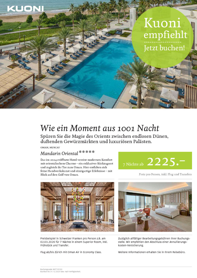 Urlaub mit orientalischer Charme in 5 Sterne Hotel jetzt zum Superpreis 