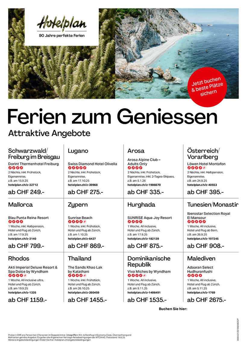 Special Angebote für den Herbst Schnäppchen nicht entgehen lassen