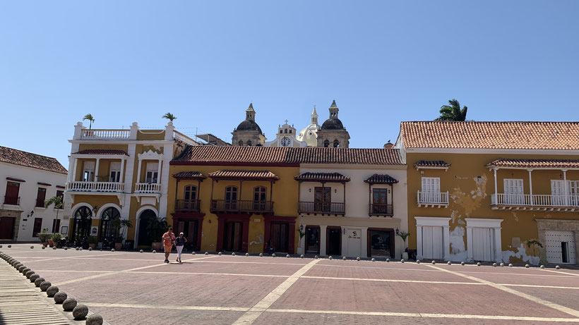 Das Zentrum von Cartagena de las Indias ©H.P. Brasser