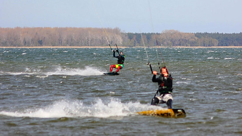 begleitendes Kitesurfen Rügen Ostsee