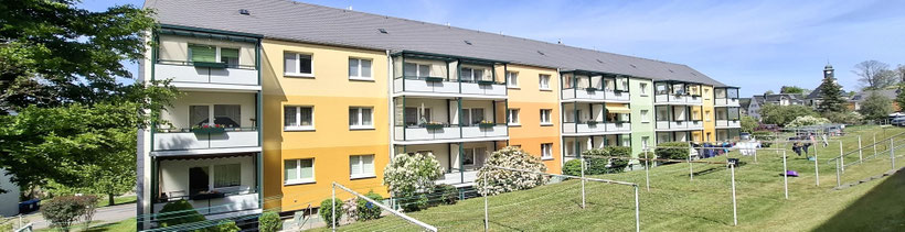 Hausansicht Wohngebiet Zöblitz