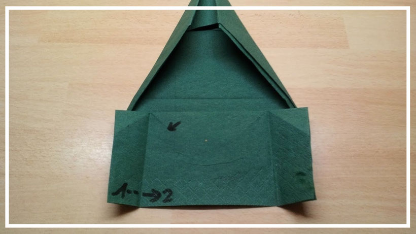 Servietten Falten Weihnachtsbaum Tischdeko Servietten Falten