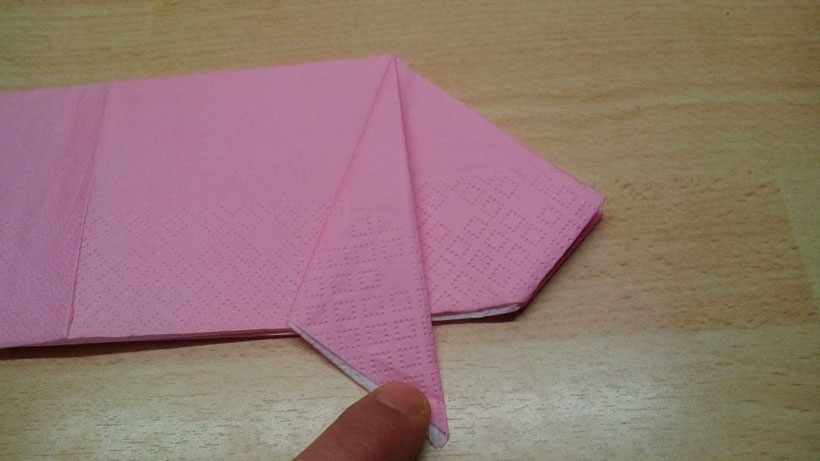 Servietten Falten Schwein Tischdeko Servietten Falten