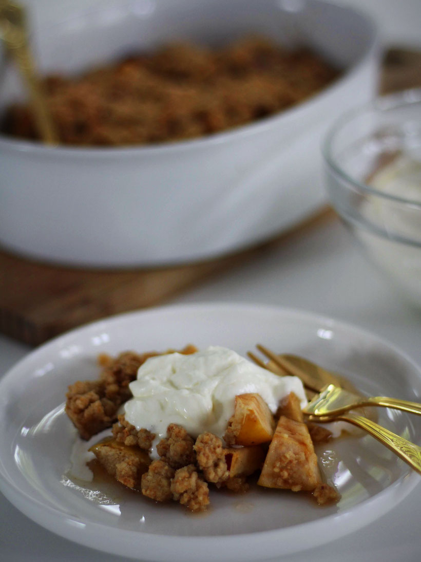 Einfach! Küche! Apfel Crumble