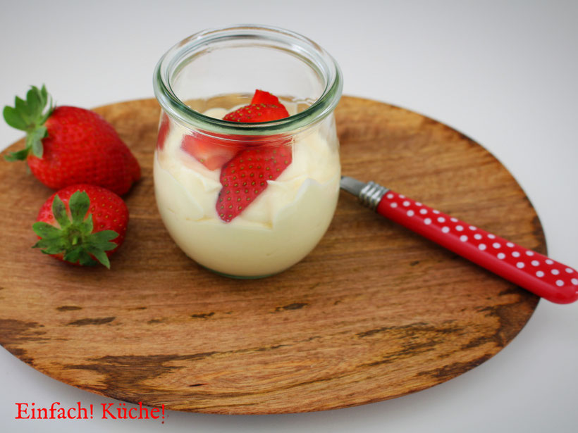 Einfach! Küche! Erdbeeren mit Quark