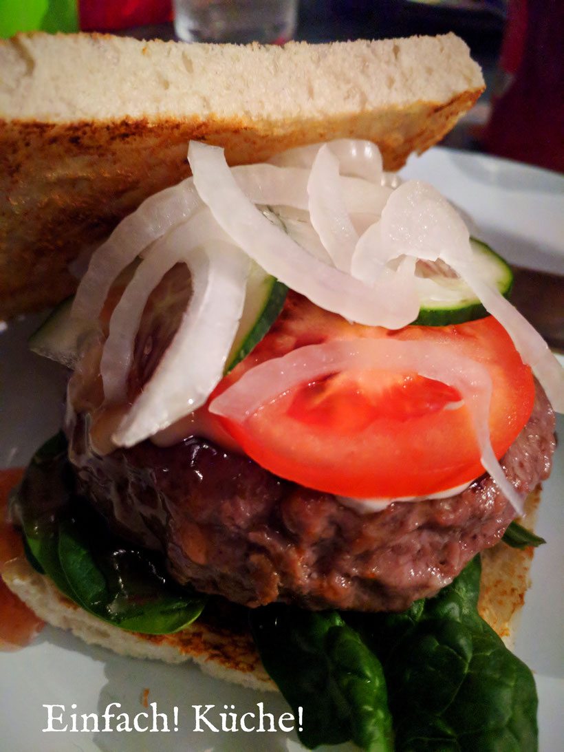 Einfach! Küche! Unser Tag in Bildern: Abendessen Burger