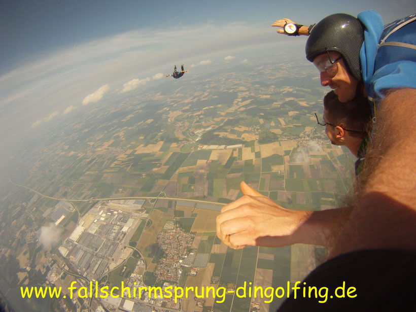 Fallschirmspringen Bayern
