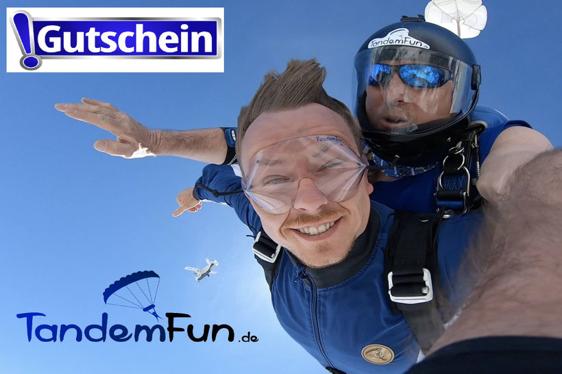 Fallschirmsprung Bayern Geschenk Gutschein