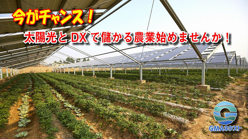 太陽光とDXで儲かる農業を始めませんか画像