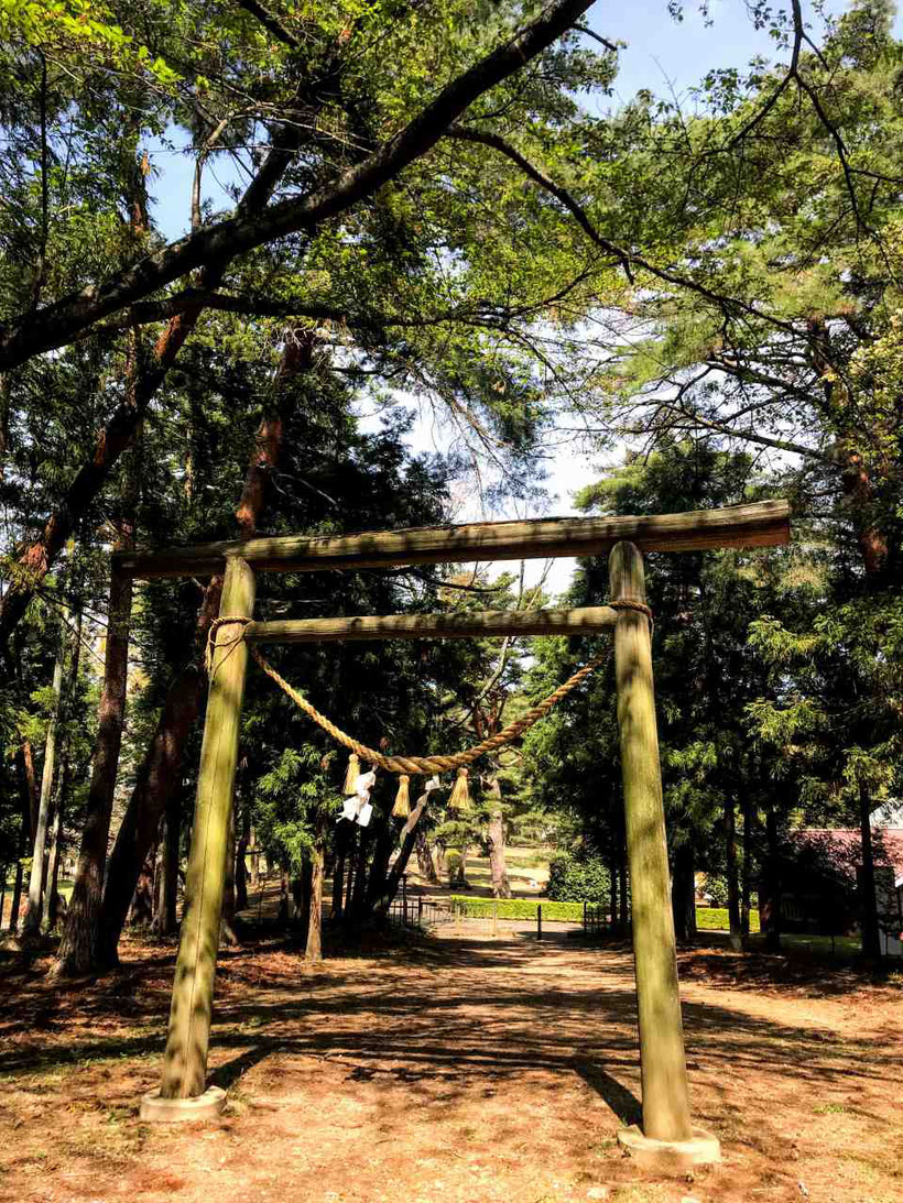 鏡石町 鏡石神社（鳥見山神社）と岩瀬牧場