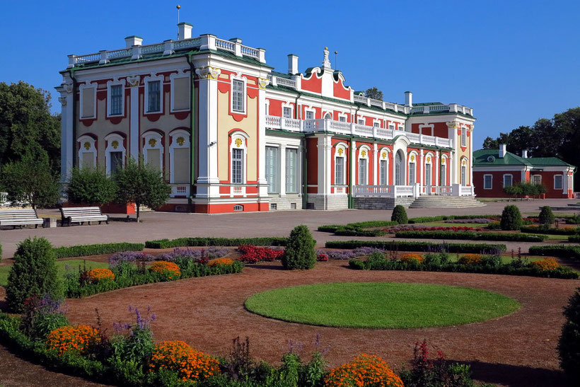 Barockschloss Katharinental (Kadriorg) von Peter I. , Sommerresidenz für seine Frau. Bauzeit: 1718 - 1738