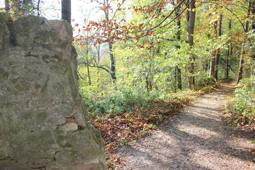 Promenadenweg um die Burg Rabenstein