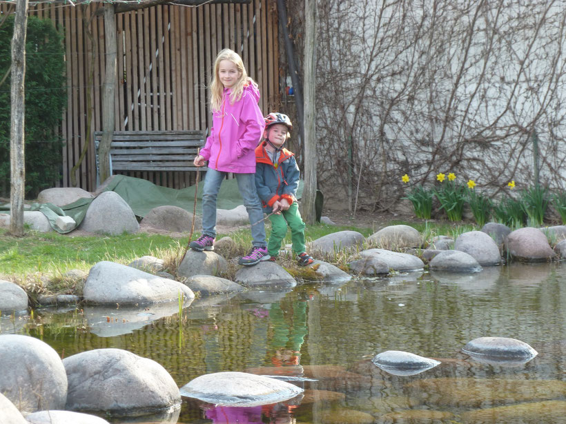 Camping Obstgarten, Naturbadeteich