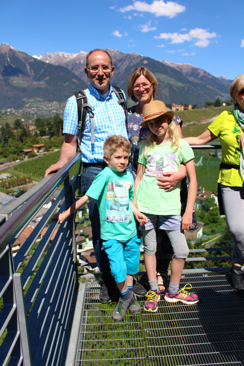 Aussichtsplattform, Schloss Trauttmansdorff, Meran