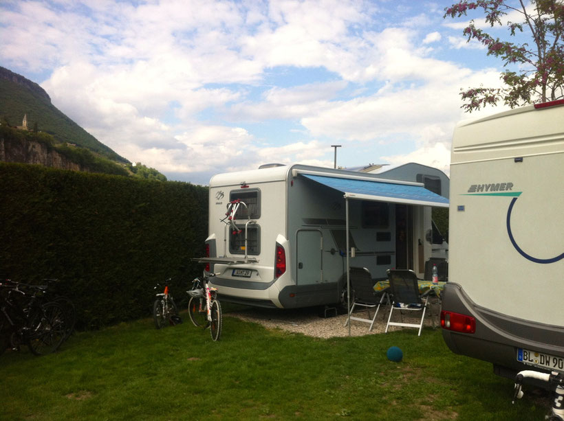 Reiheneckhaus, Stellplatz 24, Camping Obstgarten. Fast wie daheim!