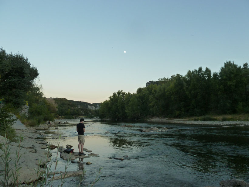 Abends an der Ardeche