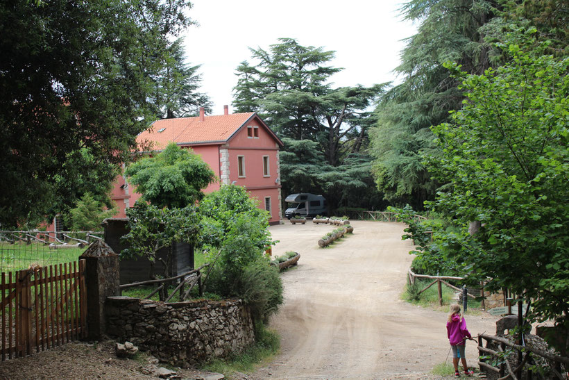 Forstamt und Stellplatz Foresta di Montes, Pratobello