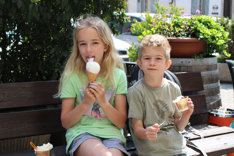 Jogurt, Zitrone, helle und dunkle Schokolade - lecker!