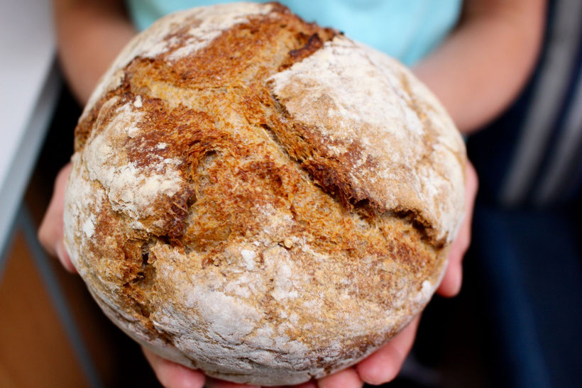 Wunderbares Brot aus dem B&B in Salen ... Danke Ellen!