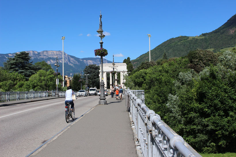 Über den Talfer zur Freiheitsstraße. Ein anderes Gesicht von Bozen