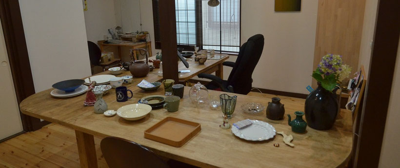 金継ぎ工房の風景