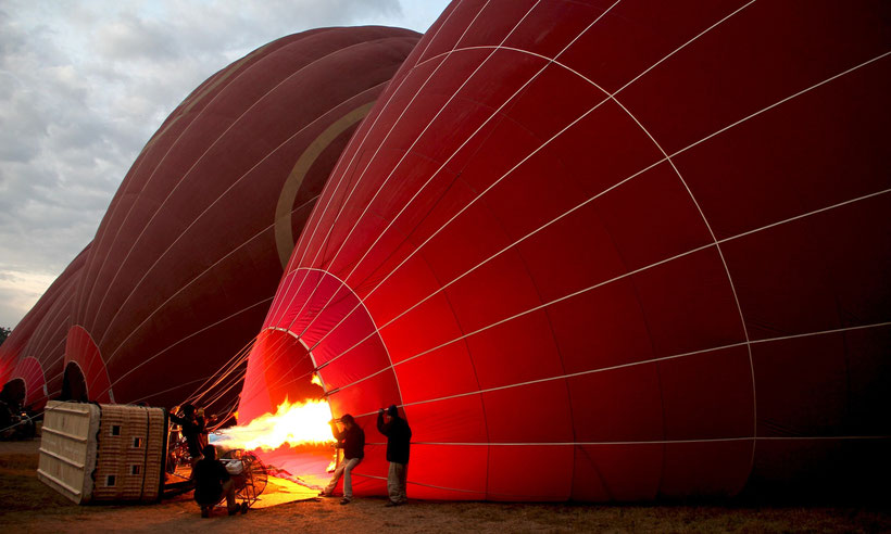 hot air balloon Masai mara