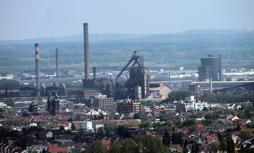 Dillinger Hütte im Mai 2011