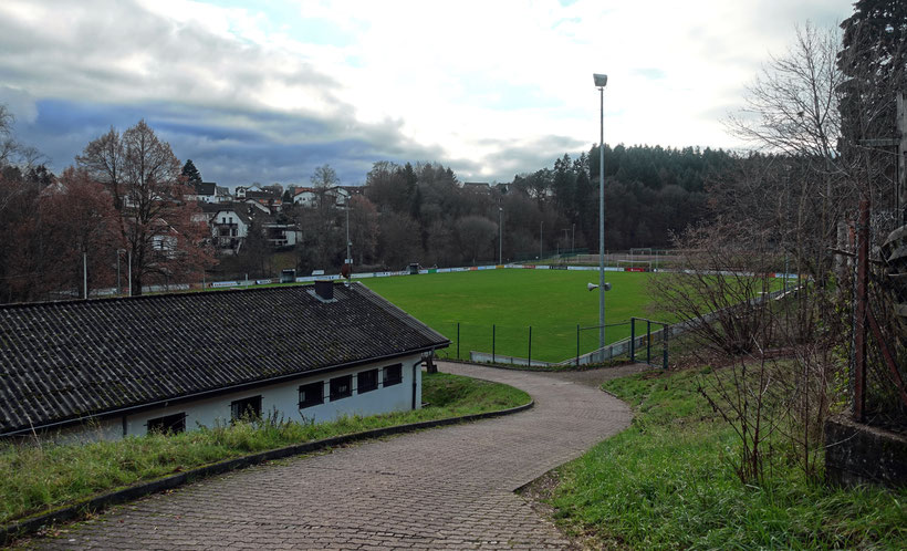 Das Holzbachlstadion des SV Weiskirchen-Konfeld in Weiskirchen