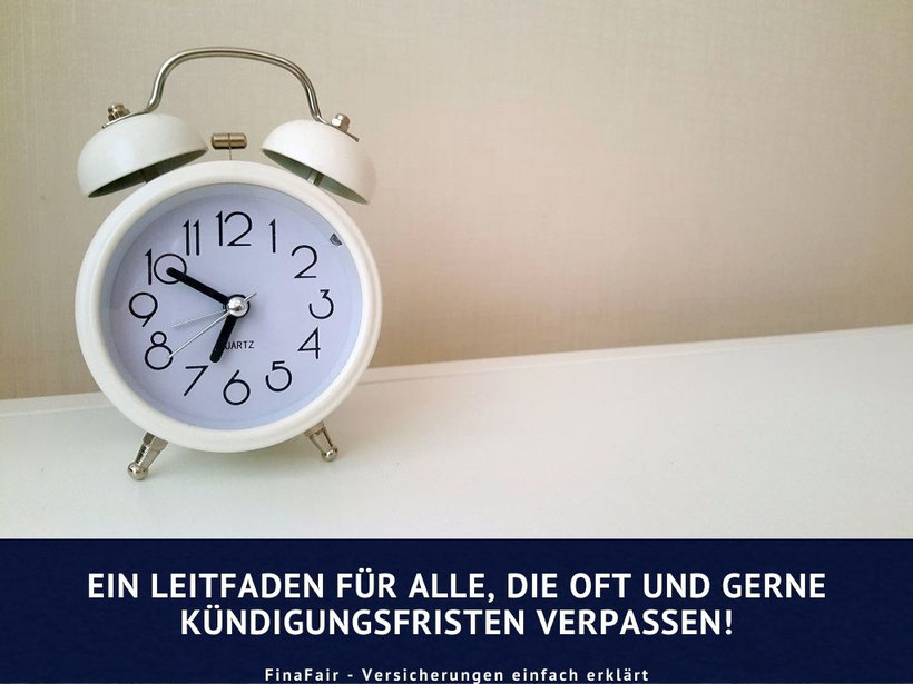 Versicherungen richtig kündigen