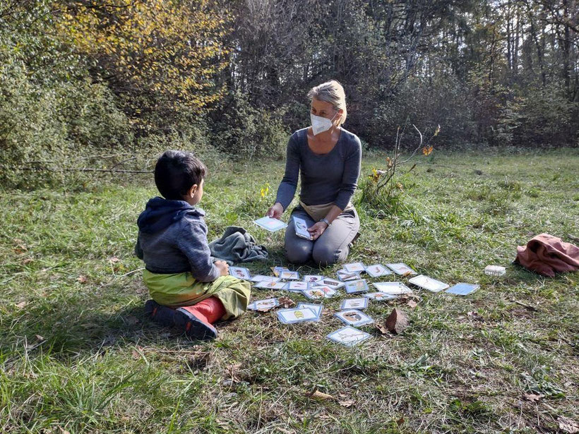 Kinderkrippe Tagesmutter Feldmoching Münchner Igelkinder im Bild Igel im Garten