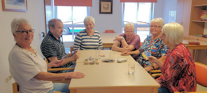Spieletreff beim Seniorenrat Bruchsal im Generationenhaus. (c) Marianne Vogel