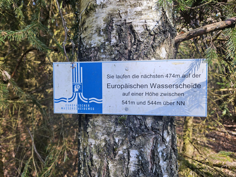 Immer mal wieder: Hinweisschild auf EHWS.