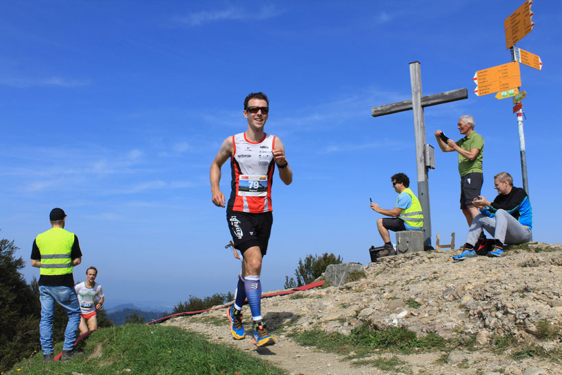 Tagessieger Raphael Sprenger auf dem Schnebelhorn
