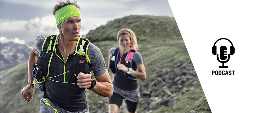 Athlet Hannes Namberger steht Rede und Antwort in der ersten Folge des neuen Podcasts „Wie läuft’s? – Der Trail Talk mit DYNAFIT“