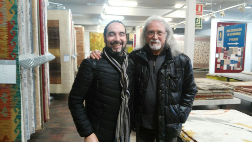 Carles Benavent con Juan Quesada, Director de E8.