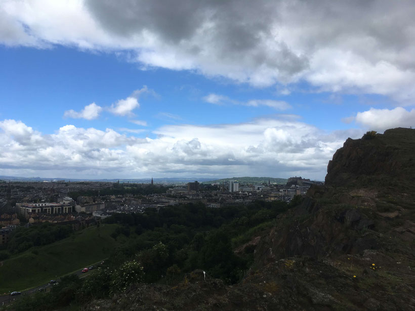 Blick von den Salisbury Crags