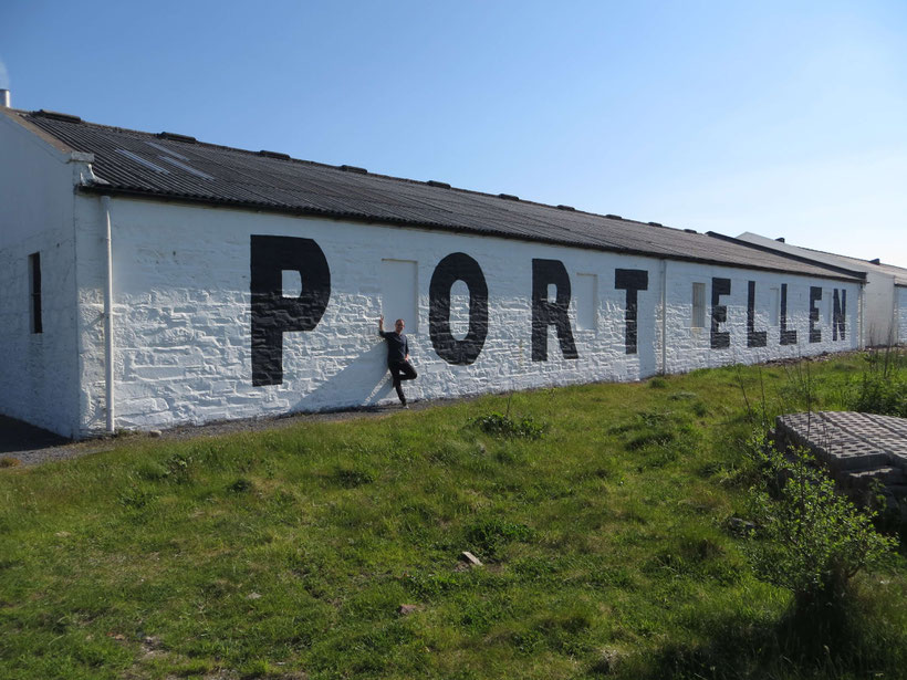 Port Ellen Distillery - unfortunately it is inoperative