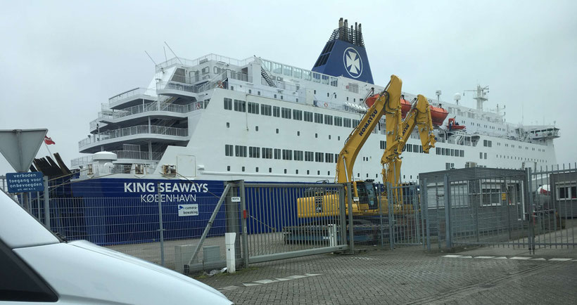 Our ferry from Amsterdam to Newcastle