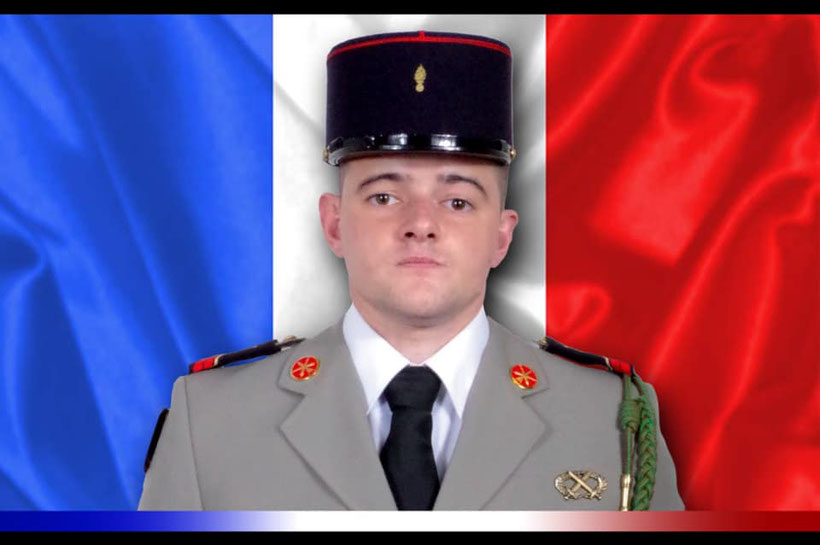 Le brigadier Alexandre Martin a été tué lors d'une attaque à Gao, au Mali, samedi 22 janvier 2022