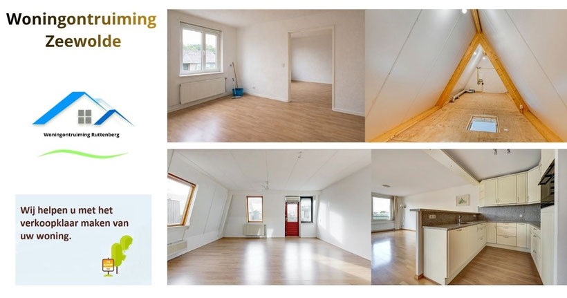 koopwoning leegruimen voor of na de verkoop in Zeewolde voor en na overzicht