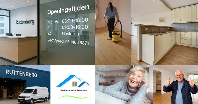 Ontruiming na overlijden in Swifterbant , Ruttenberg spoed hulp 12binnen 24-48 uur ontruiming mogelijk ook in het weekend